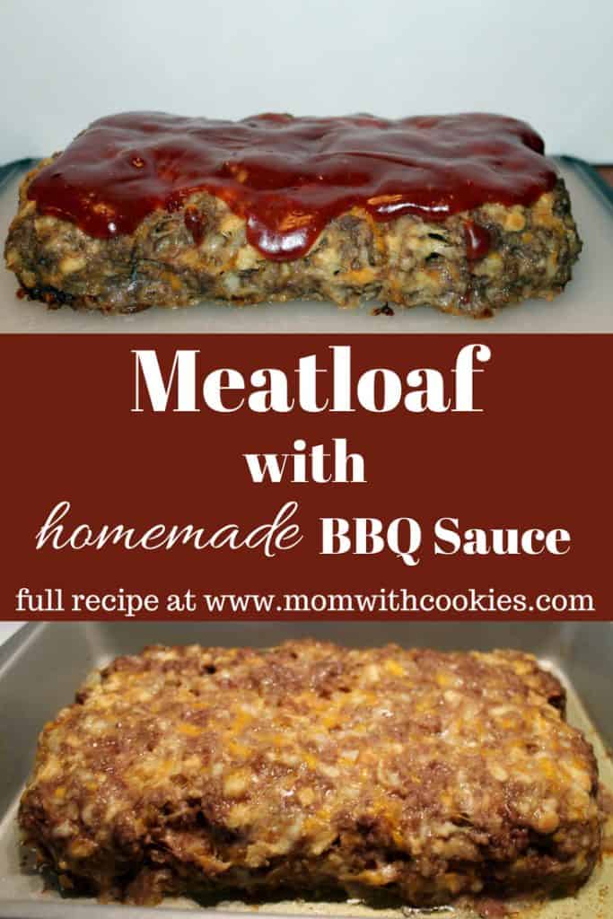 Meatloaf Recipe With Barbecue Sauce - www.momwithcookies.com #meatloaf #meatloafrecipe #easydinnermeal #easymeatloaf #bestmeatloaf #meatloafwithbarbecuesauce #meatloafbrownsugar #meatloafBBQ #meatloafrecipes #meatloafrecipeseasy #meatloafrecipesbest