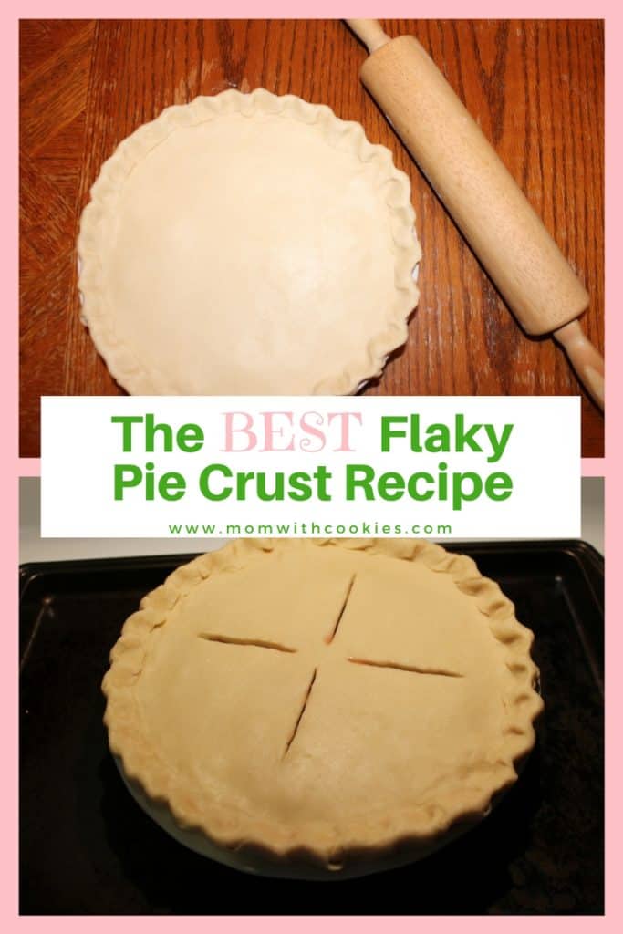 the best flaky pie crust recipe - www.momwithcookies.com #piecrust #piecrustrecipe #recipe #flakypiecrust