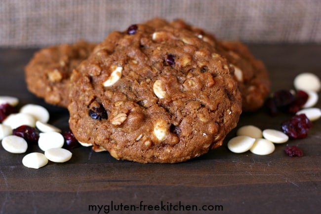 pumpkin white chocolate cranberry cookies