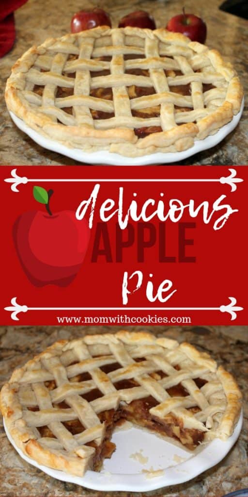 Delicious apple pie.