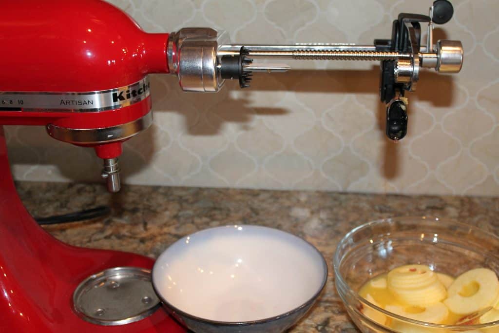 Apple peeler corer slicer to make apple pie #makingapplepie #applepie