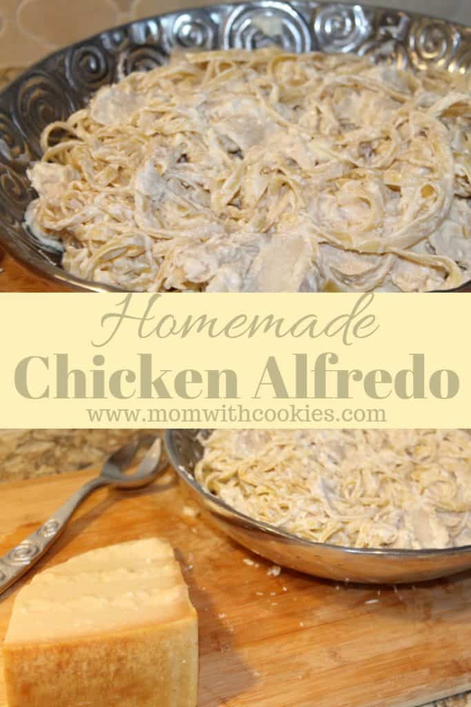The key to a good chicken alfredo recipe is the alfredo sauce.