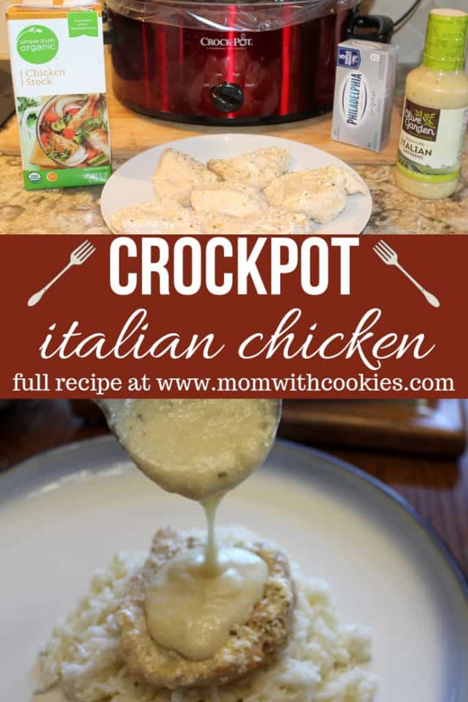 Crockpot italian chicken #italianchicken #crockpotmeal #recipe