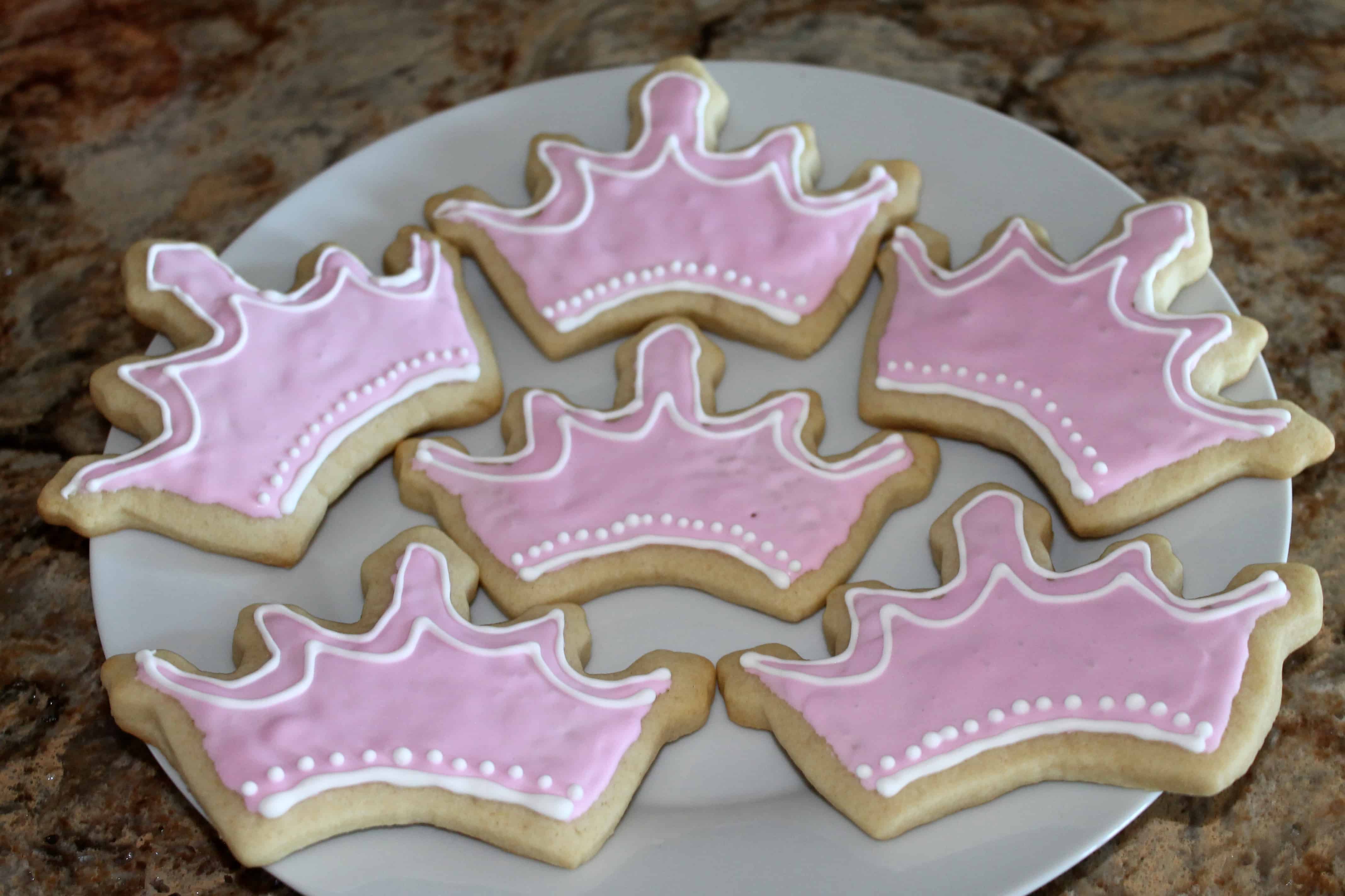 Cookie Decorating Princess Tiara Cookies Mom With Cookies