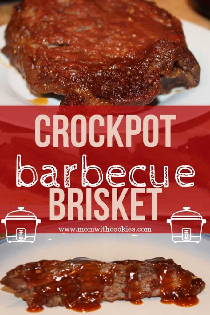Crock Pot Brisket - www.momwithcookies.com #brisket #bbqbrisket #crockpotmeals