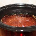 Crock Pot Brisket - www.momwithcookies.com #brisket #bbqbrisket #crockpotmeals