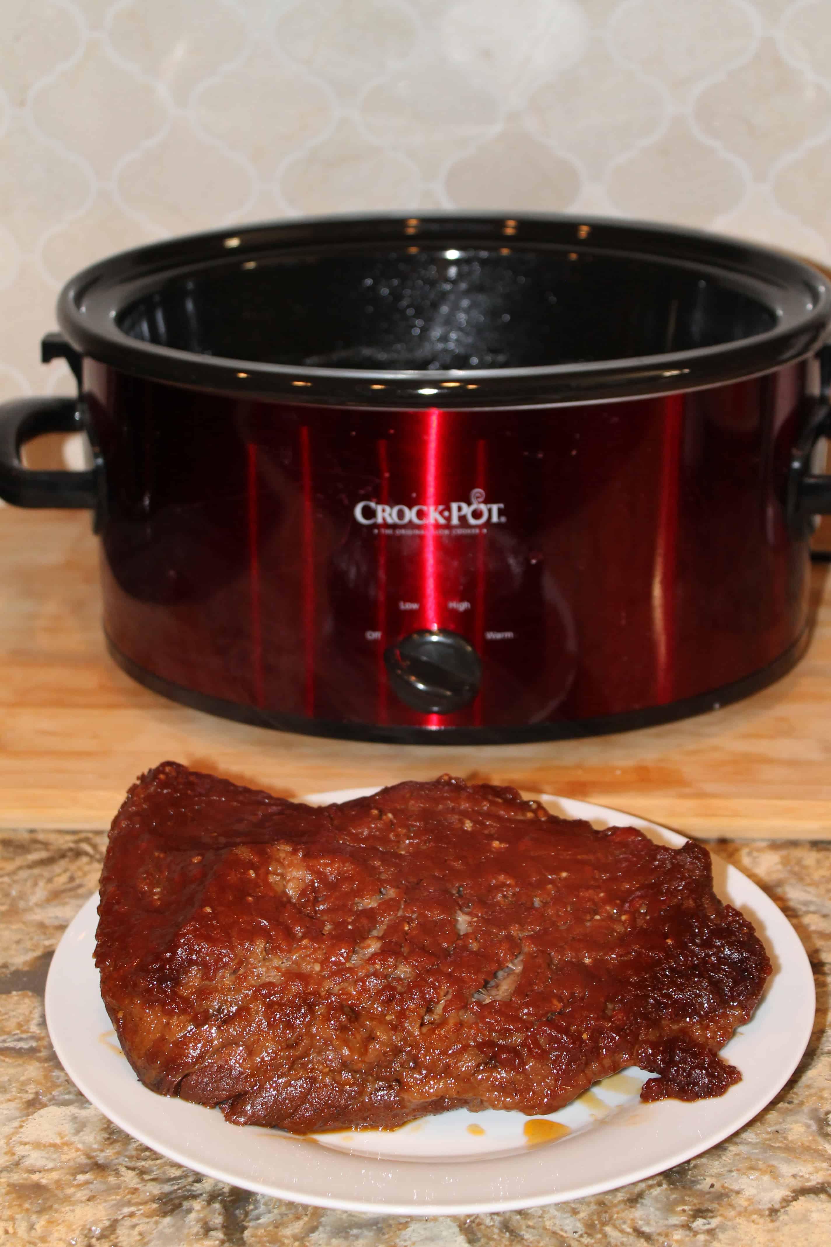 Crock Pot Brisket - Mom With Cookies