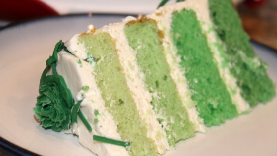 St Patricks Day Ombre Cake