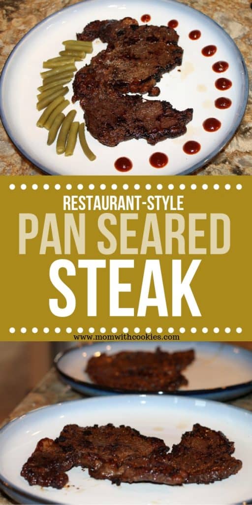 restaurant style pan seared steak