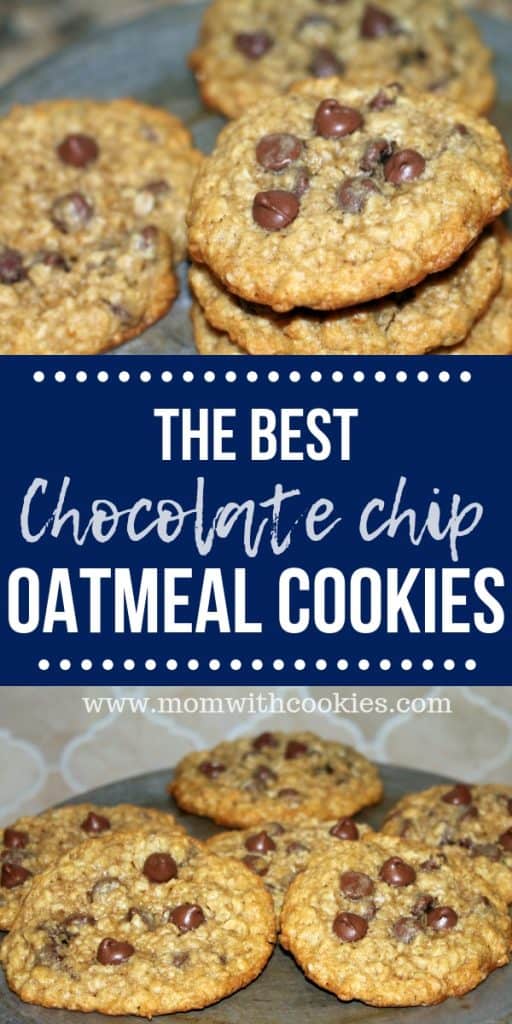 The best oatmeal chocolate chip cookies
