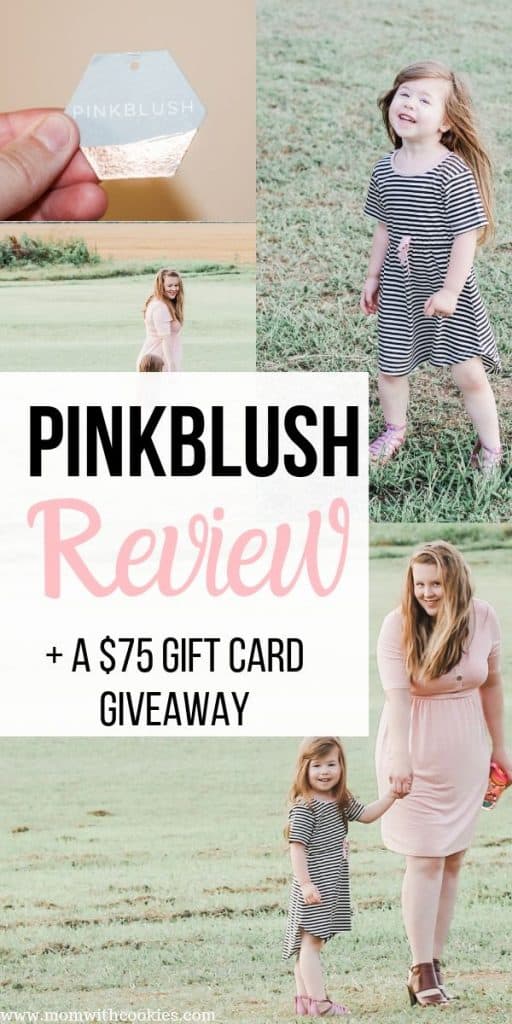 PinkBlush review with collage of dresses