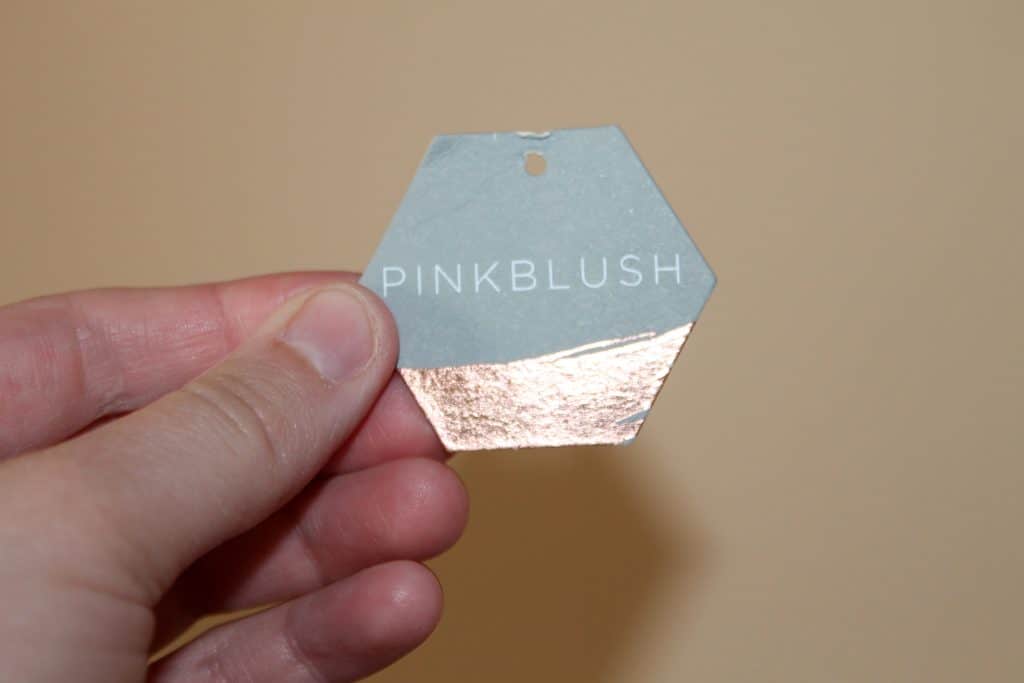 PinkBlush clothing tag