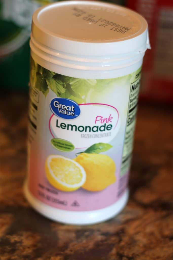 frozen juice concentrate pink lemonade