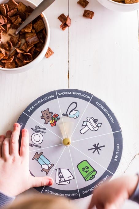 spaceships and laserbeams diy chore chart spinner a chore charet spinner