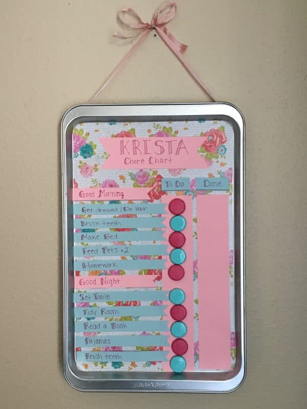 Toddler Chore Chart Diy