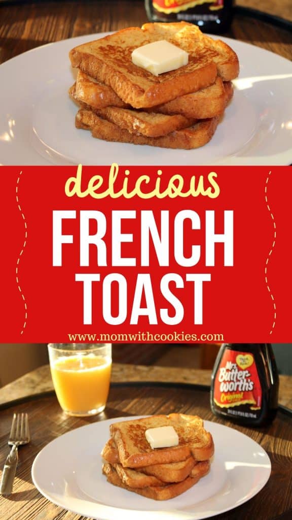 collage of the best french toast on a plate