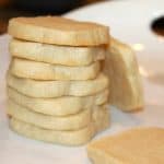 shortbread cookies stacked on top of each other
