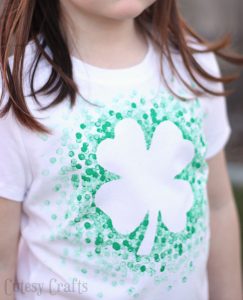 diy shamrock shirt