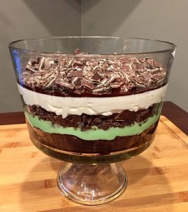 thin mint brownie trifle