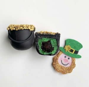 leprechaun pot of gold cake ball