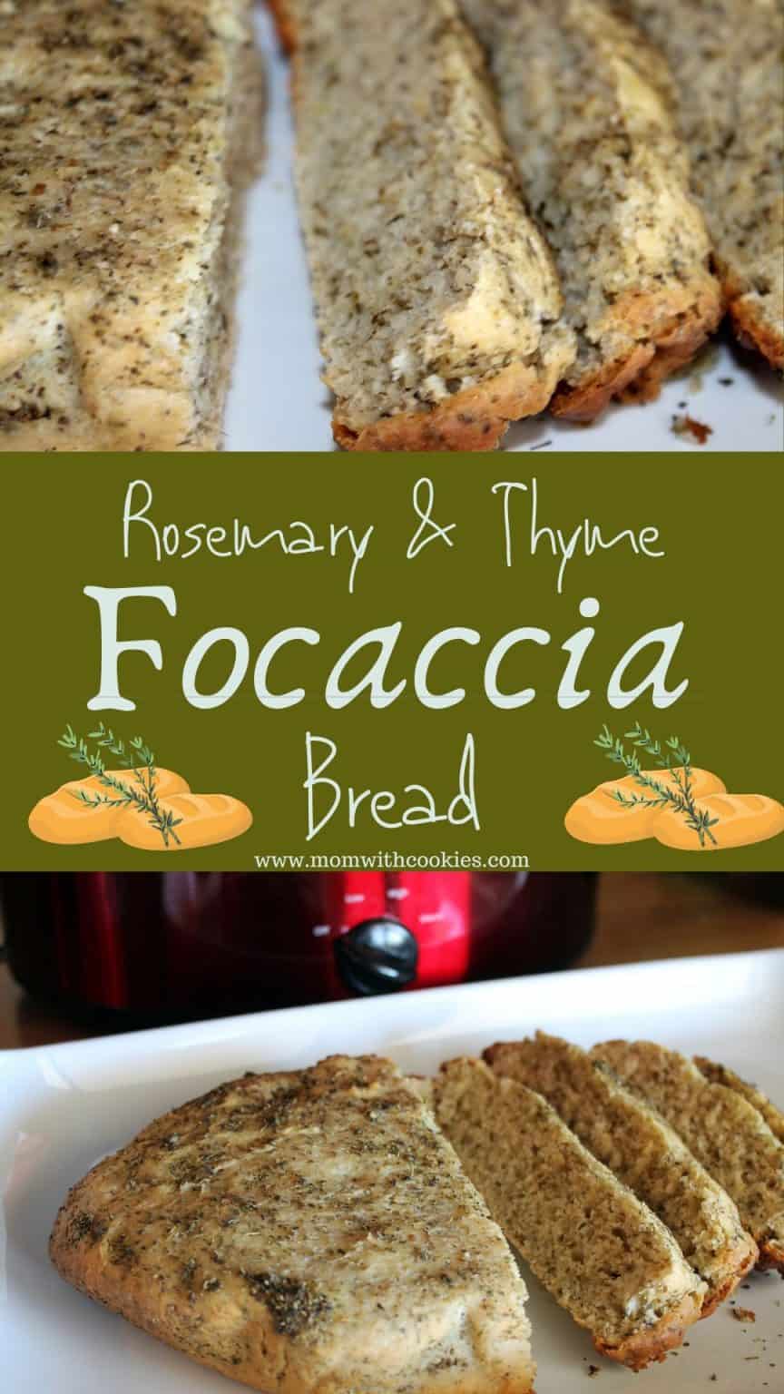No Knead Slow Cooker Focaccia Bread Mom With Cookies