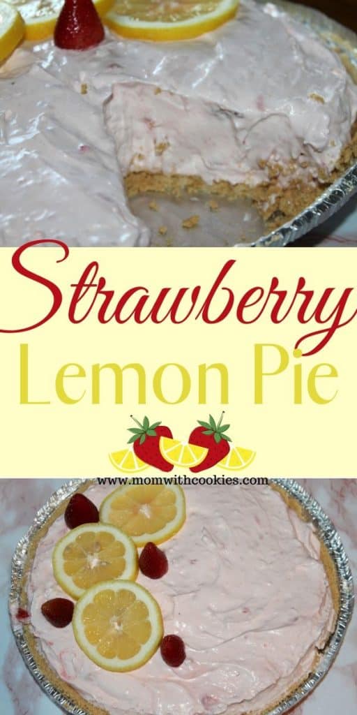 strawberry lemon dessert pie