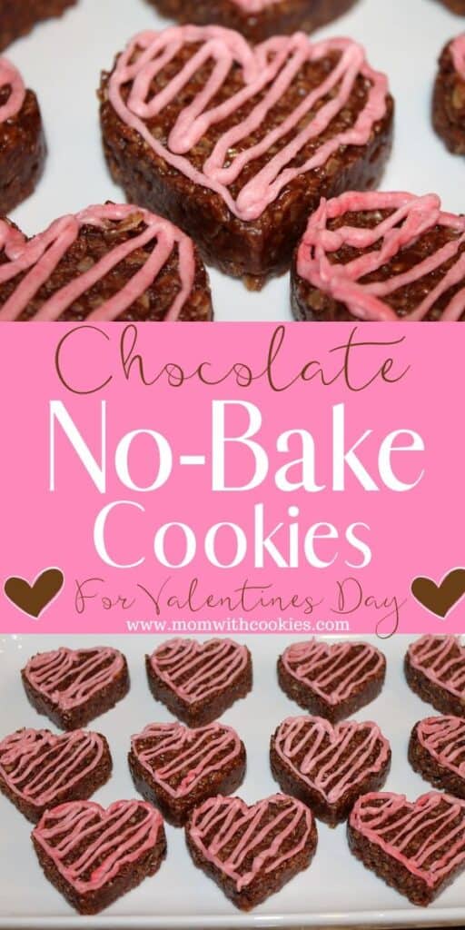 Valentines Day No-bake Cookie Hearts - Mom With Cookies