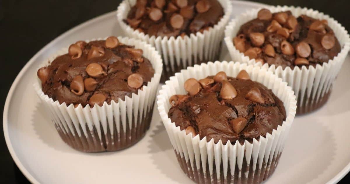 Jumbo Double Chocolate chip muffins Mom With Cookies